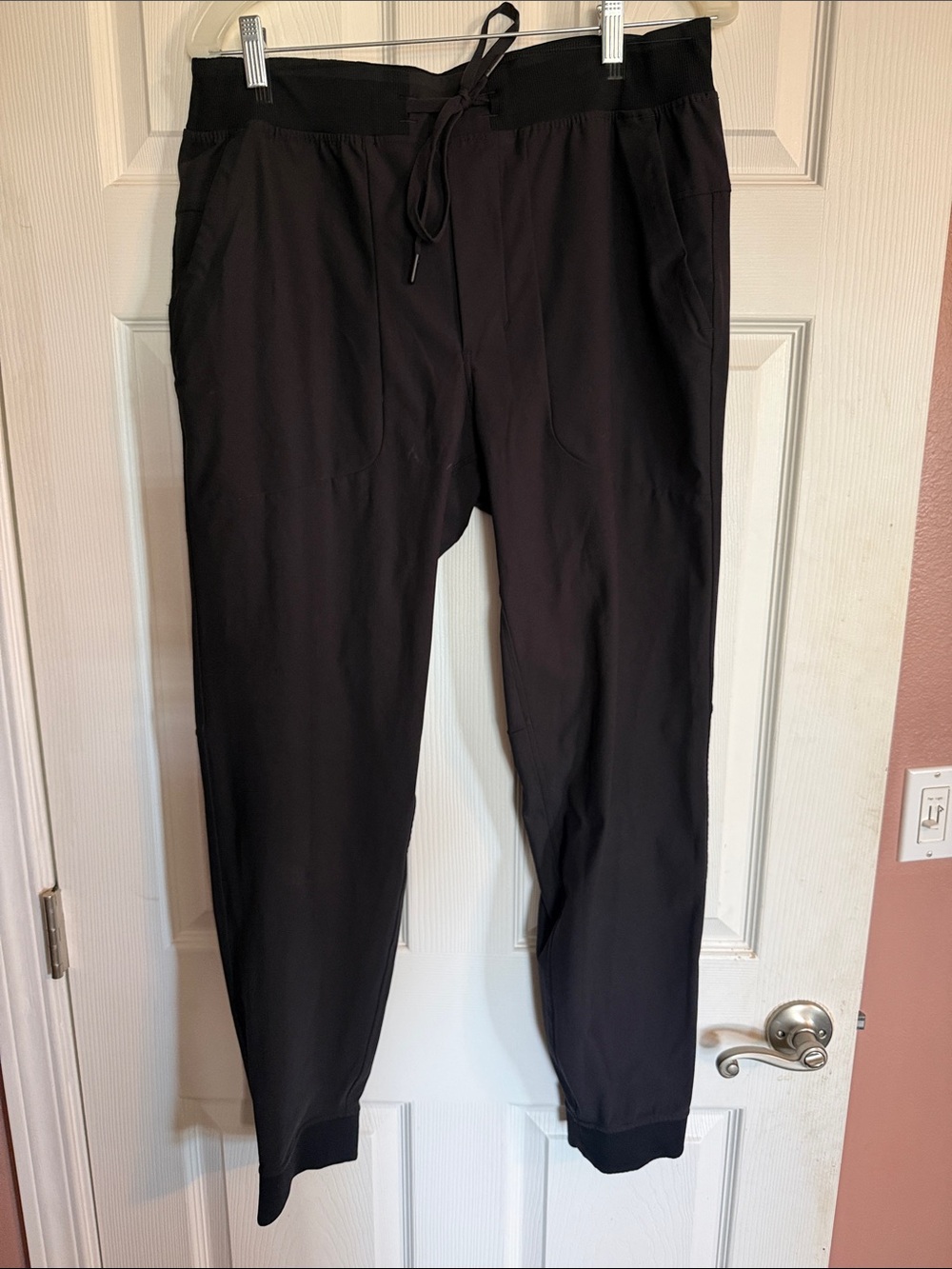 lululemon athletica Men's Black Drawstring Joggers